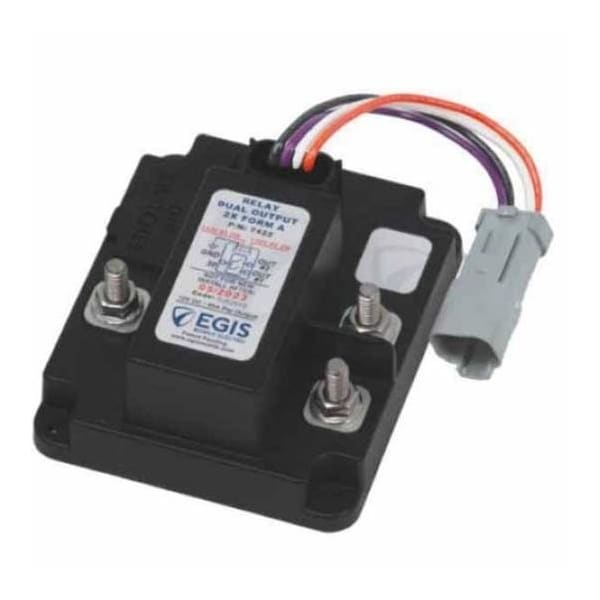 Egis Mobile Electric Relay, 2X80 Amp / 12V, W/Dt/At Connector, Bulk EGIS/7422D - main